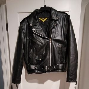 Phoenix Leather Bikers Jacket - black - ladies